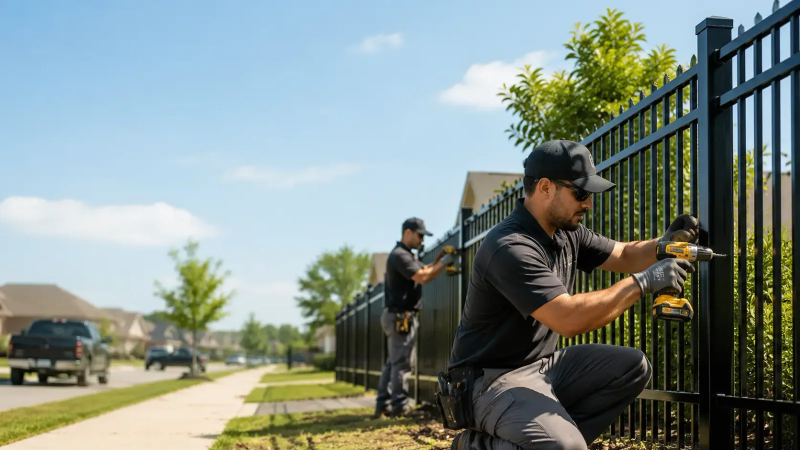 Metal Fence Installation in Godwin, NC